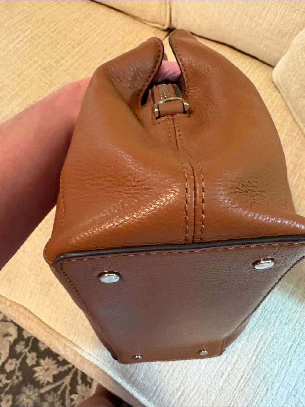 kate spade New York Brown Leather Tote Bag